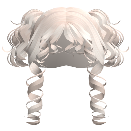 Curly Short Pigtails (Beige) Roblox item
