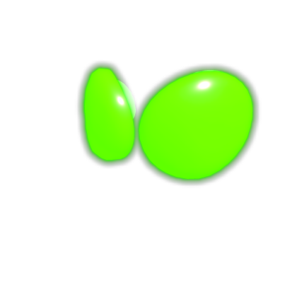 Glowing Green Alien Eyes (Emissive)