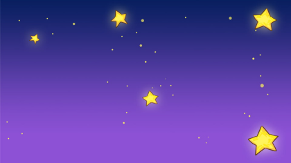Cute night sky