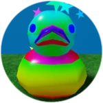 You Found Neon Rainbow Rubber Duck!