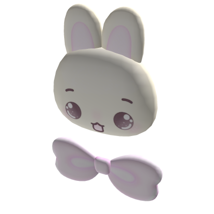 ♡ : cutesy pink chiikawa bunny hairclip