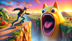 +1 prędkość co sekundę, ale jesteś na łyżwach