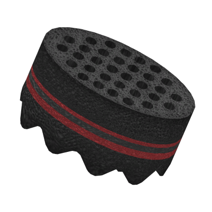 Red Barber Hair Sponge Brush