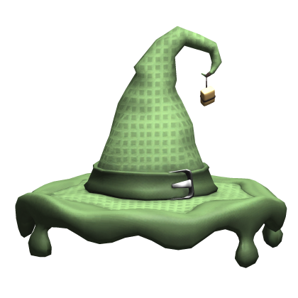 Pistachio Waffle Witches Hat