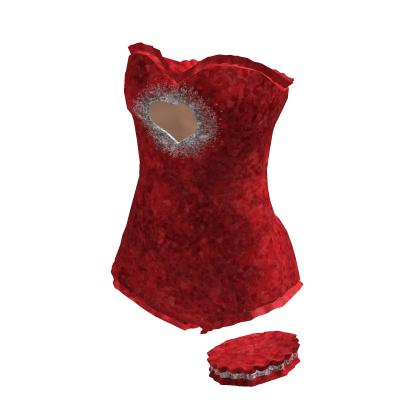 💓 Red Sparkle Heart Outfit