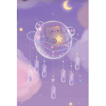 cute bear is a bubble