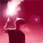 The Robloxians who love to draw.