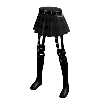 Goth Skirt with Chain