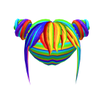 Swirly Twirly Gumdrops Hair