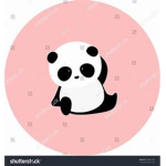 Cute Panda plays