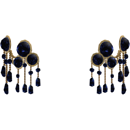 Tasseled Ornament Hair Pin (Blue) Roblox item
