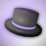 Purple Banded Top Hats
