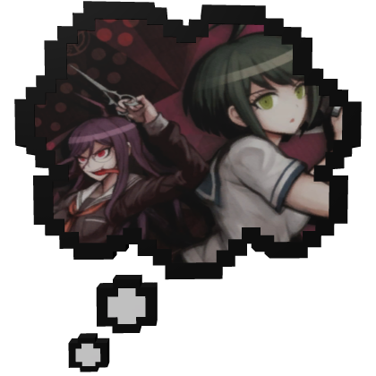 Maki Harukawa & Toko DANGANRONPA | Thinking Bubble