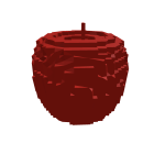 blocky red apple thingy i made