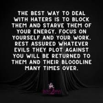 AGAINST THE HATERS !