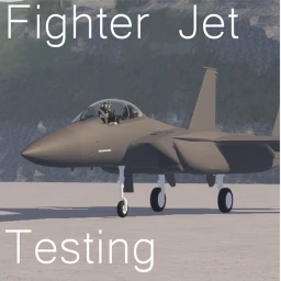 Fighter Jet testing icon