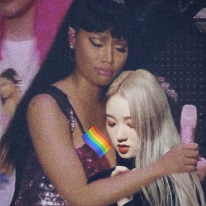Nicki Minaj Gowon Loona hug mother and child meme Roblox decal
