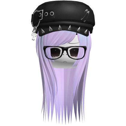 Vkei Moe Pastel Pink Long Scene Hair /w Punk Hat