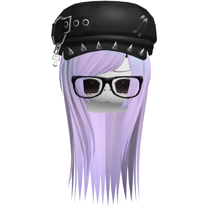 Vkei Moe Pastel Pink Long Scene Hair /w Punk Hat