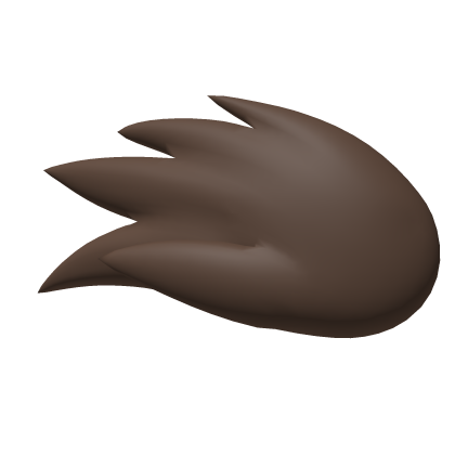 Spiky Hair Fur Tuft Crest (Brown) Roblox item