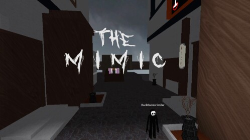 The Mimic But It's The BackRooms Smiler Main Menu.