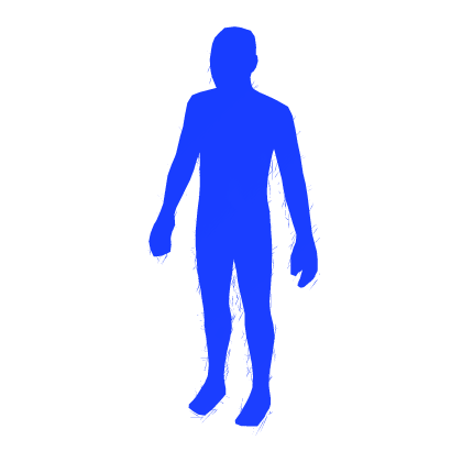 Blue Outline Aura
