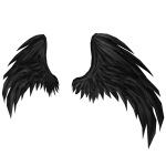 Black Abyssal Hell Spawned Wings