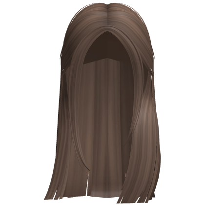 Cute Straight Sleek Hair (Brown)