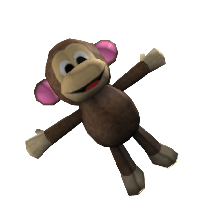 Classic Monkey Plush (Back)
