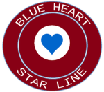 Blue Heart Star Line