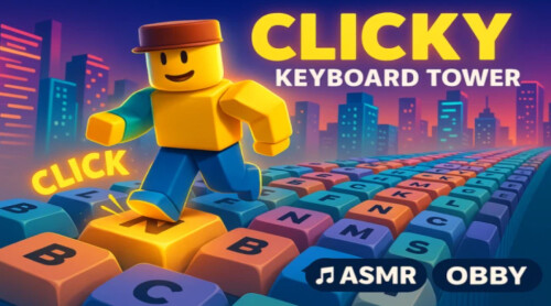 [ ASMR ] Clicky Keyboard Tower !