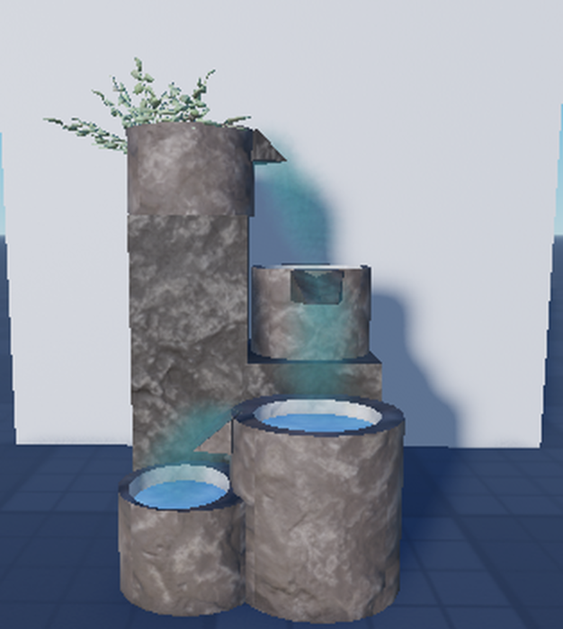 Tiered Water Fountain Outdoors preview 1