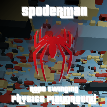 สนามเด็กเล่นฟิสิกส์สไปเดอร์แมนเชือกแกว่ง