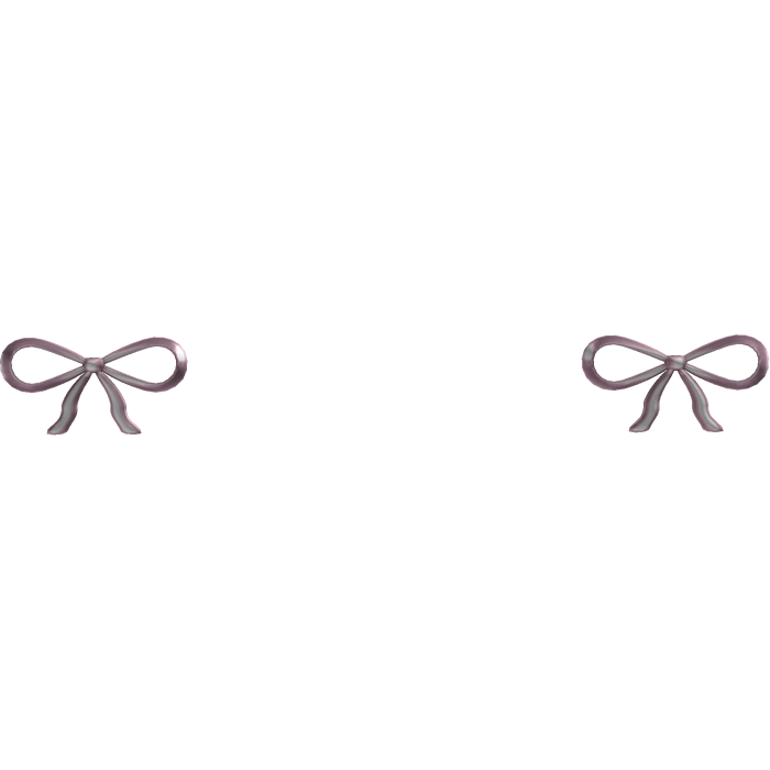 Back Dimple Bow Dermal Piercing In Pink