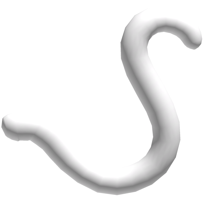 White Cat Tail Kemono Furry
