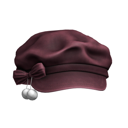 Cute Soft Fluffy Beret Cap (Cherry)