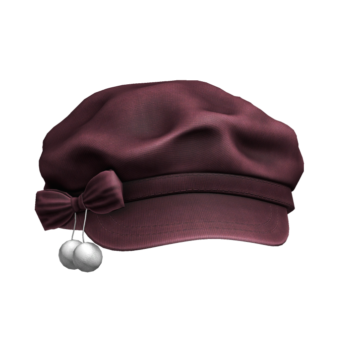 Cute Soft Fluffy Beret Cap (Cherry)