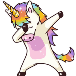 Unicorn sparkle queens