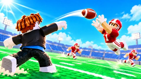 Throw A Football! Roblox game thumbnail