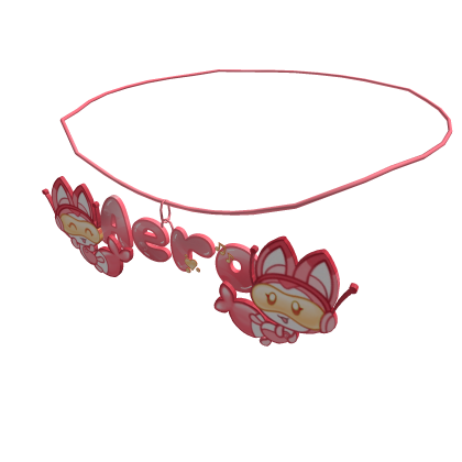 Red Frutiger Aero Necklace