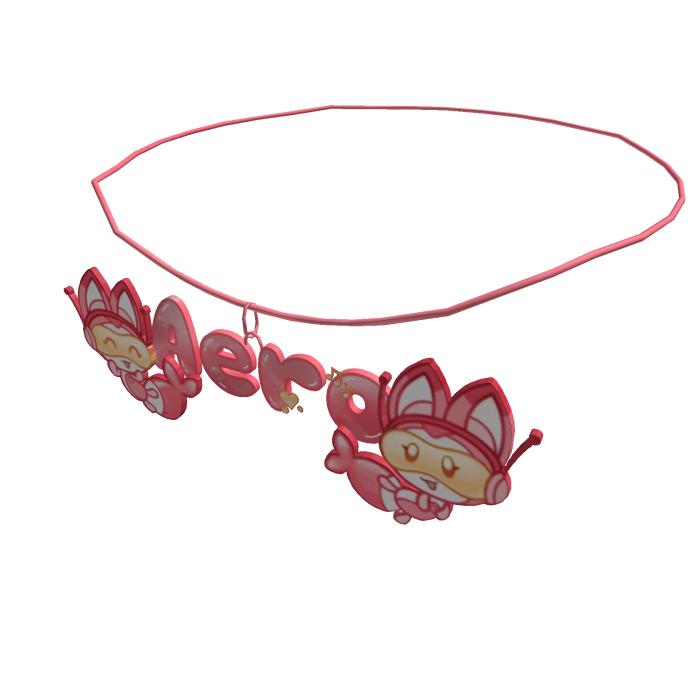 Red Frutiger Aero Necklace