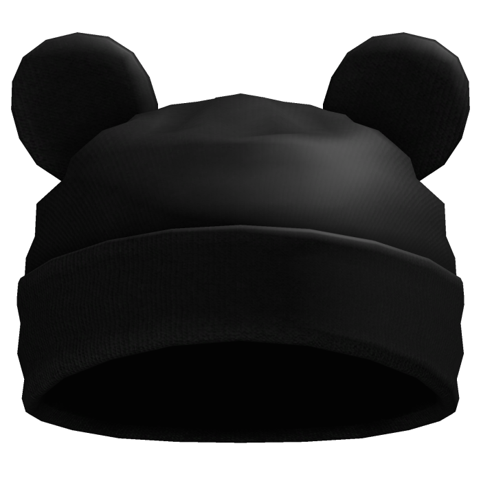 Basic Bear Beanie Black