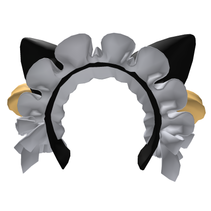Cat Maid Headband with Bells