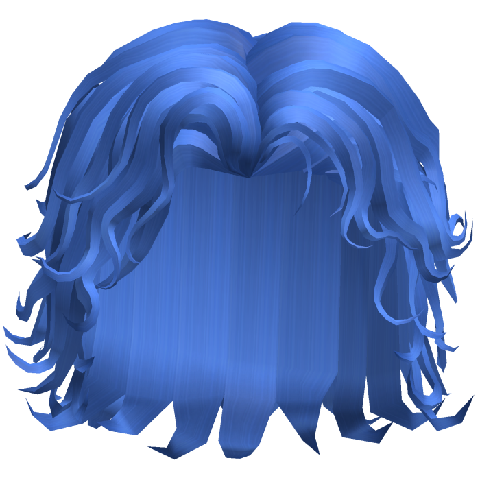 Wavey Blue Surfer Male Curly Hair
