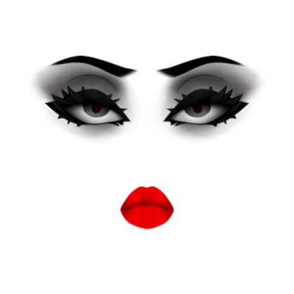(🌹) Blood Red Lipstick Makeup Roblox decal
