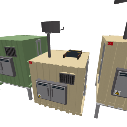 Small Military shipping container pack