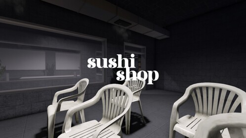 sushi shop, with voice chat