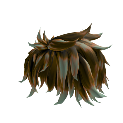 Brown anime hair with twisted strands
