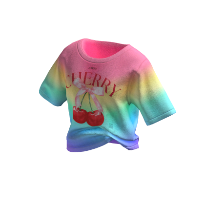 ✨ Mon Cherry Preppy Rainbow Tee thumbnail