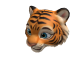 Cute Tiger Animal Face Mask